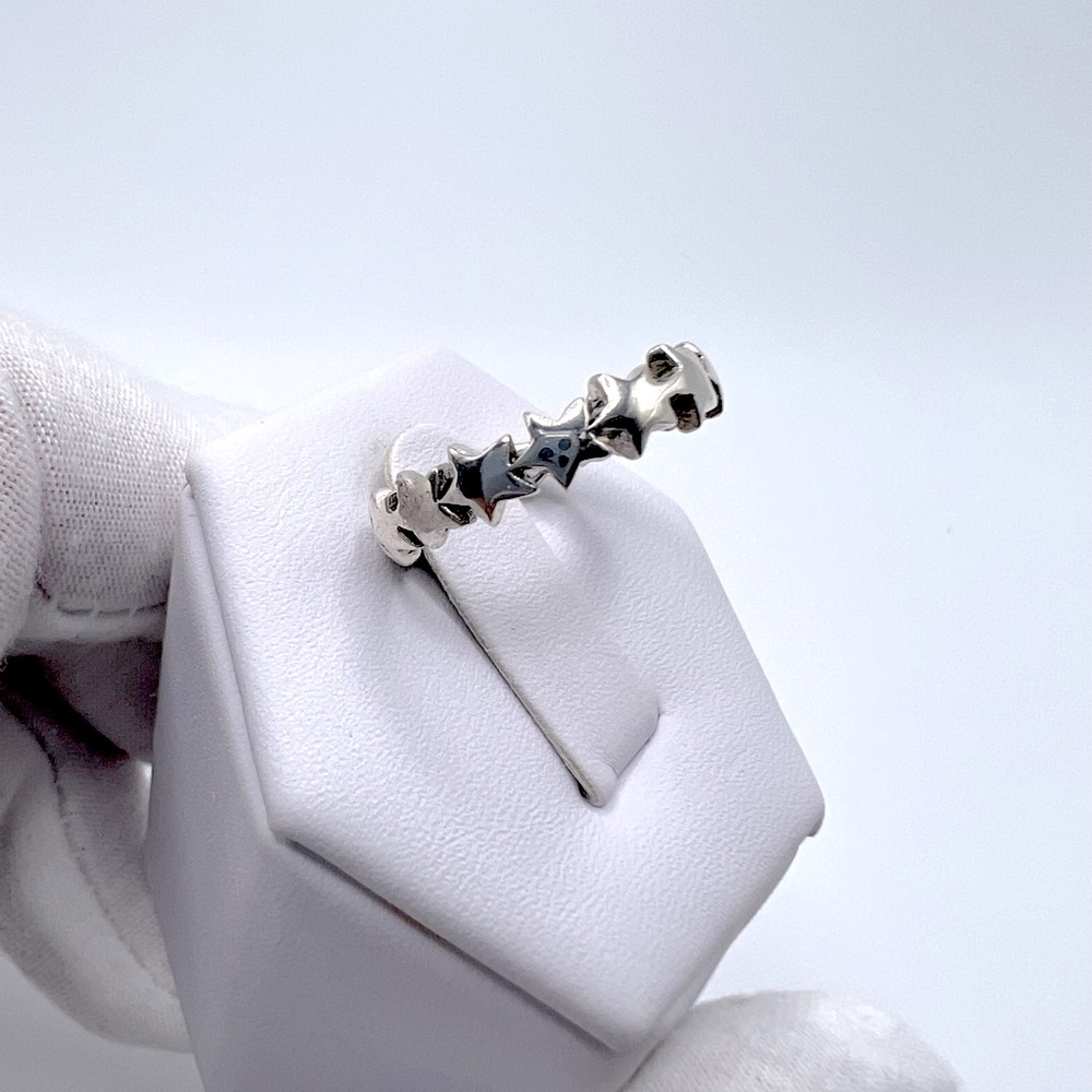 Sale $15 Firm! Sterling Silver Star Band Ring - Picture 4 of 15